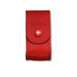 Kožené púzdro pre 91 mm, SwissChamp, CyberTool, červené