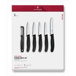 Victorinox sada švajčiarskych lúpacích nožov a I-škrabky - 6ks