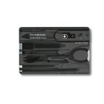 Victorinox SwissCard, 82 mm čierna transparentná